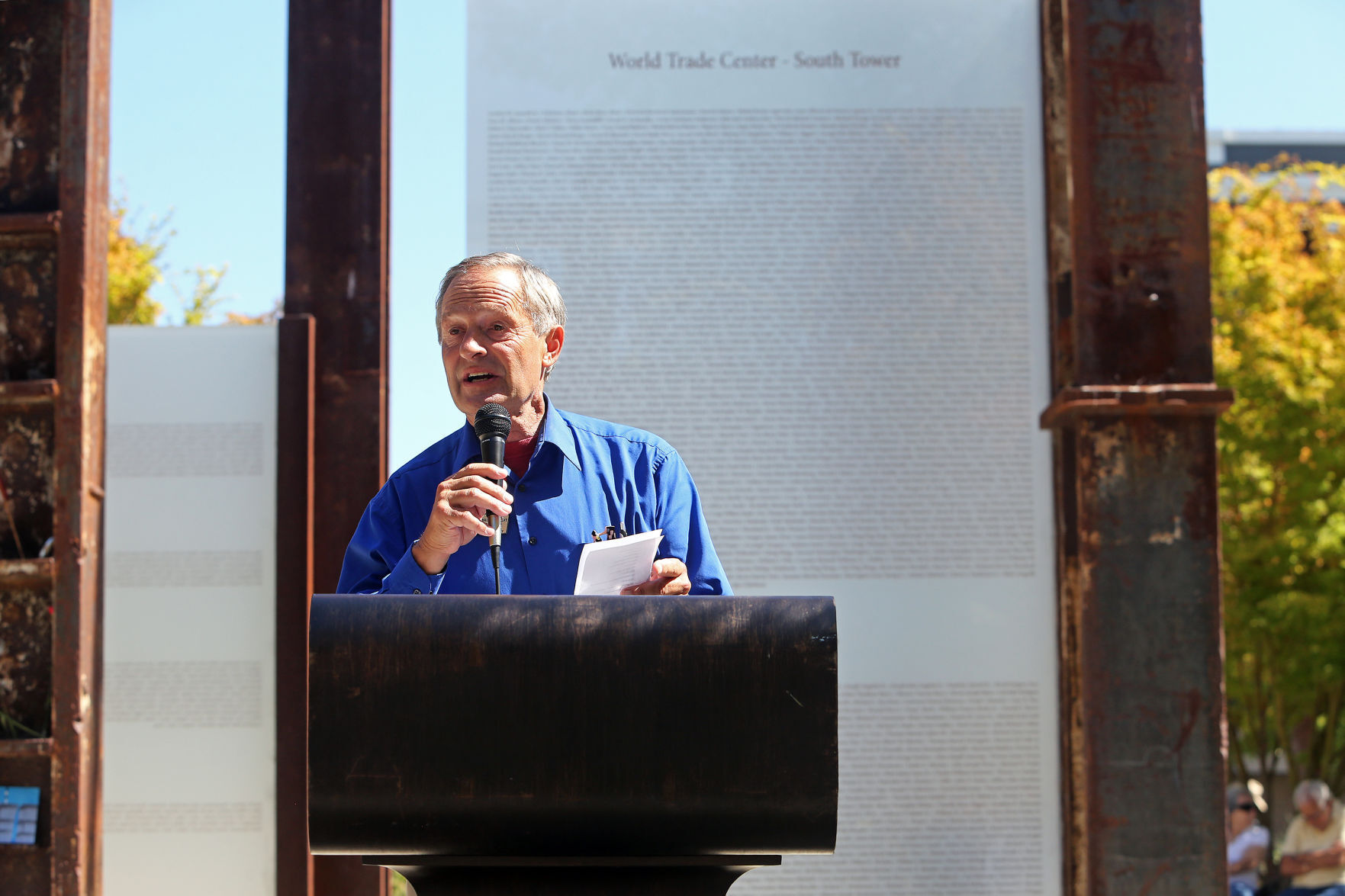 Sept. 11 20th anniversary ceremonies in the Napa Valley